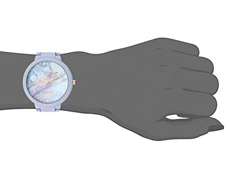 NINE WEST Watch Women's Rubberized Bracelet Lavender 2274MALV