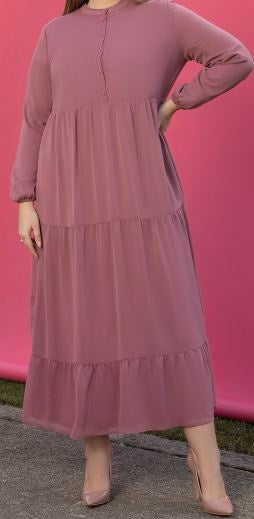Dress Plus Lined Pink
