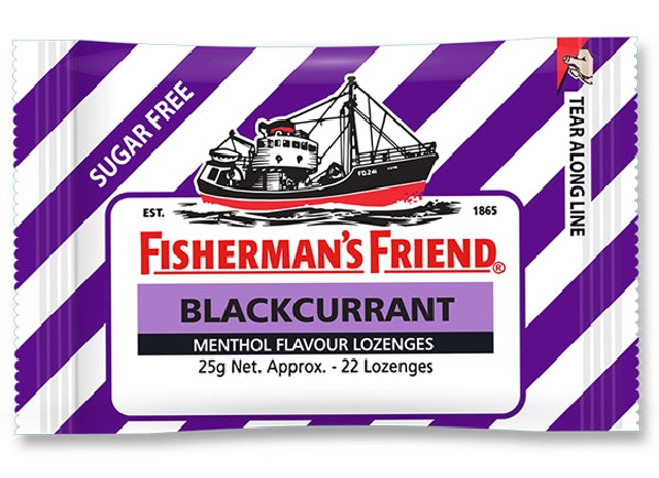 Fman Frnd Lozenges Blackcur Sug Fr 25g