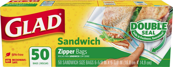 Glad Bags Storage zipper
