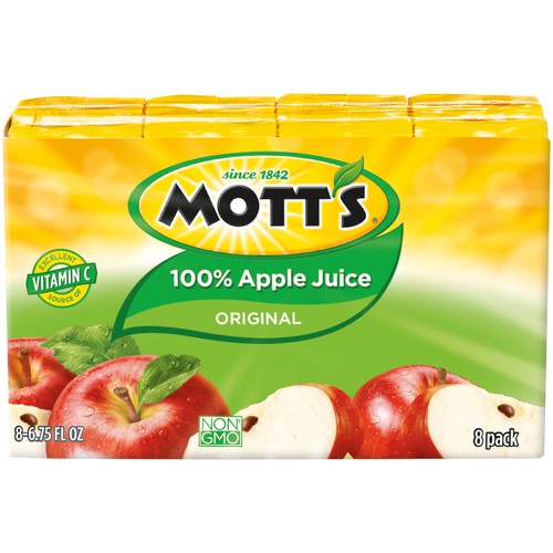Motts 100% Apple Juice Original 8's