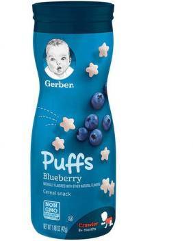 Gerber Graduates Puffs Blueberry 42g