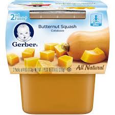 Gerber 2nd Foods Butternut Squash 2x4oz