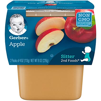 Gerber 2nd Foods Apples 2x4oz