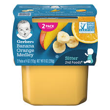 Gerber 2nd Foods Ban Org Medley 2x4oz