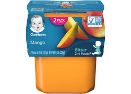 Gerber 2nd Foods Ban Car Mango 2x4oz