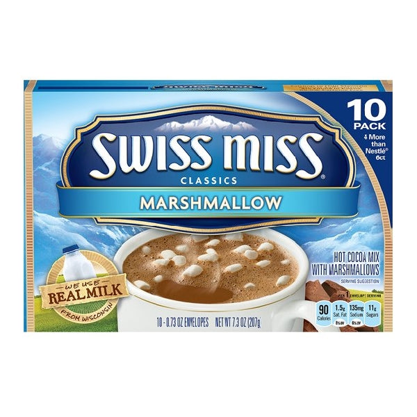 Swiss Miss Choc Milk w Mmallows 10's