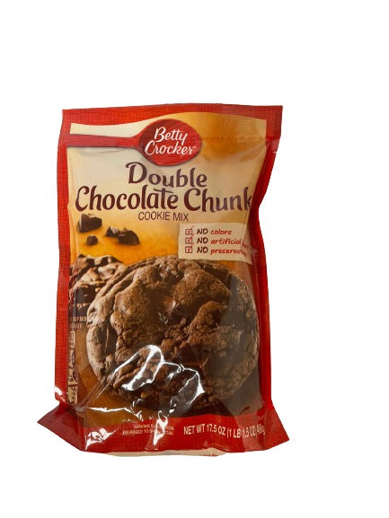 Betty Crocker G/Mills Double Choc Chunk Cookie Mix 17.