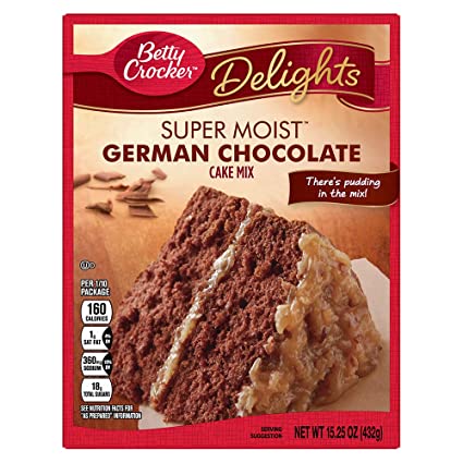Bet Crock Cake Mix German Choc 15.25oz