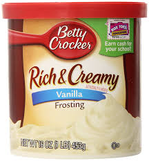 Bet Crock Frosting Vanilla 16 oz