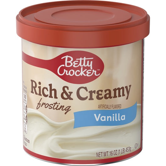 BETTY CROCKER Rich and Creamy Vanilla Frosting 16OZ
