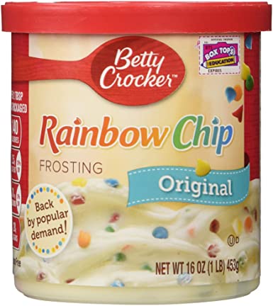 Bet Crock Frosting Rainbow Chip 16 oz