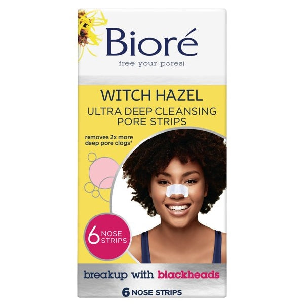 Biore Strips Nose Witch Hazel Ultra 6's