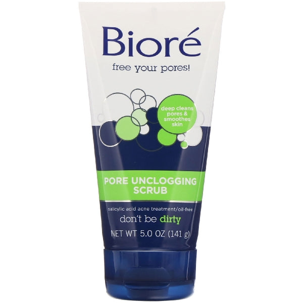 Biore Scrub Pore Unclogging 5oz