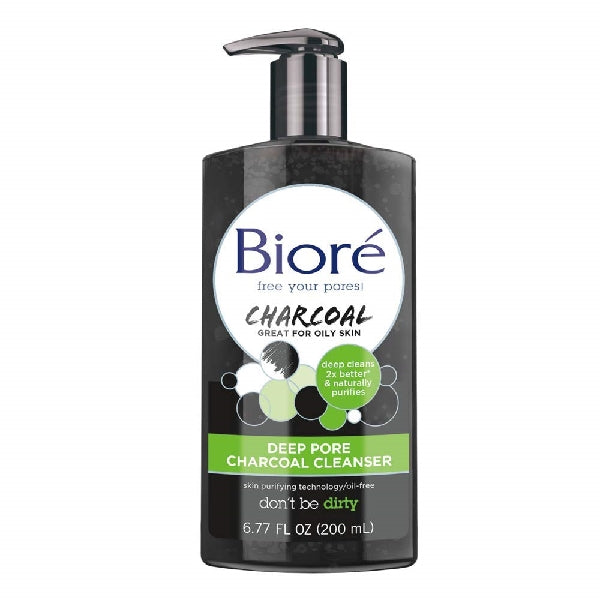 Biore Cleanser Deep Pore Charcoal 6.77oz