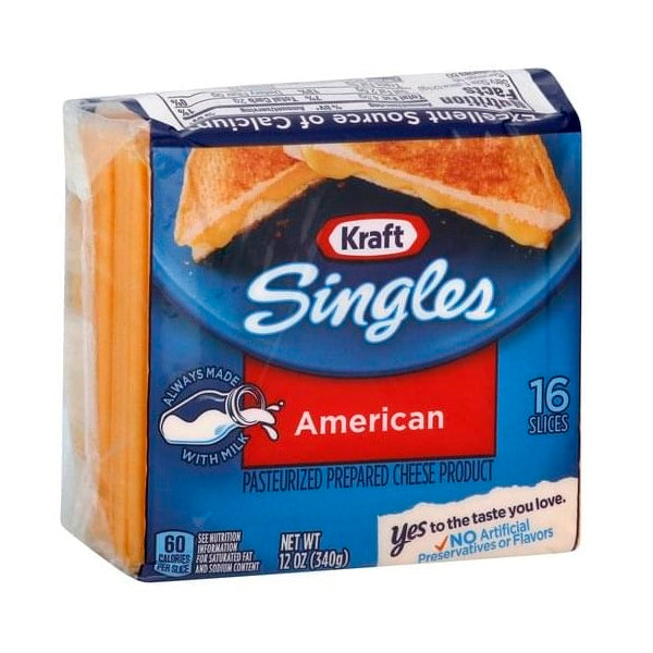 Kraft American Cheese Singles Color 12oz