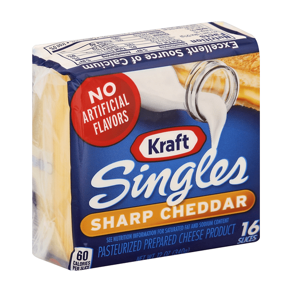 Kraft American Cheese Singles Sharp 12oz