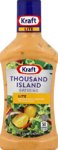 Kraft Dressing Light Done 1000 Isl 16 oz
