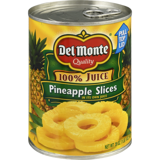 Delmonte Pineapple Slices in Juice 567 gr