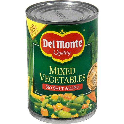 Delmonte Mixed Vegetables No Salt 14.5oz