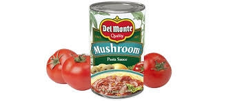 Delmonte Pasta Sauce Mushroom 24.oz