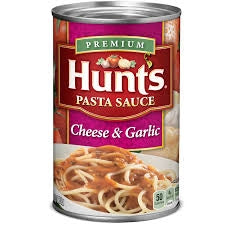 Hunts Sauce Pasta Cheese & Garlic 24oz