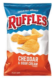 Ruffles Chips Potato Cheddar & Sour Crm