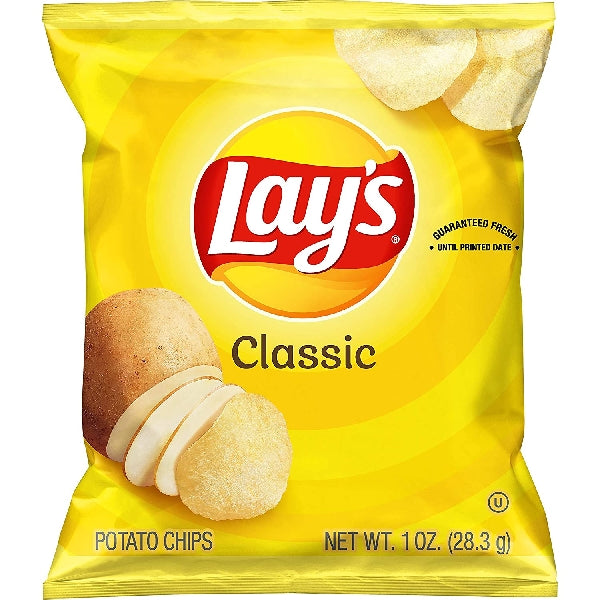 Fritolay Chips Potato Classic Lays 1 oz