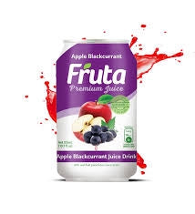 Fruta Juice Can Apple Blk Currant 1lt