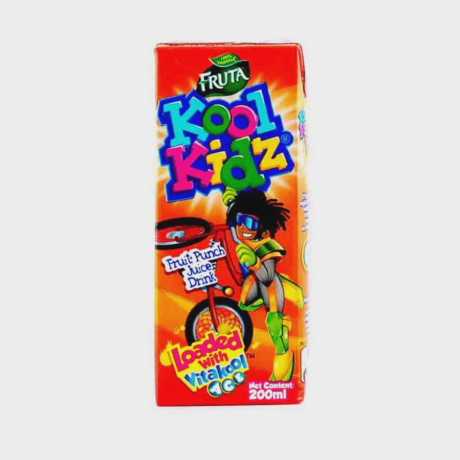 FRUTA Drink Kool Kidz Fruit Punch 6.8FL OZ 200ML