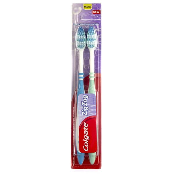 Colgate Zig Zag Toothbrush Med B1G1F2pk