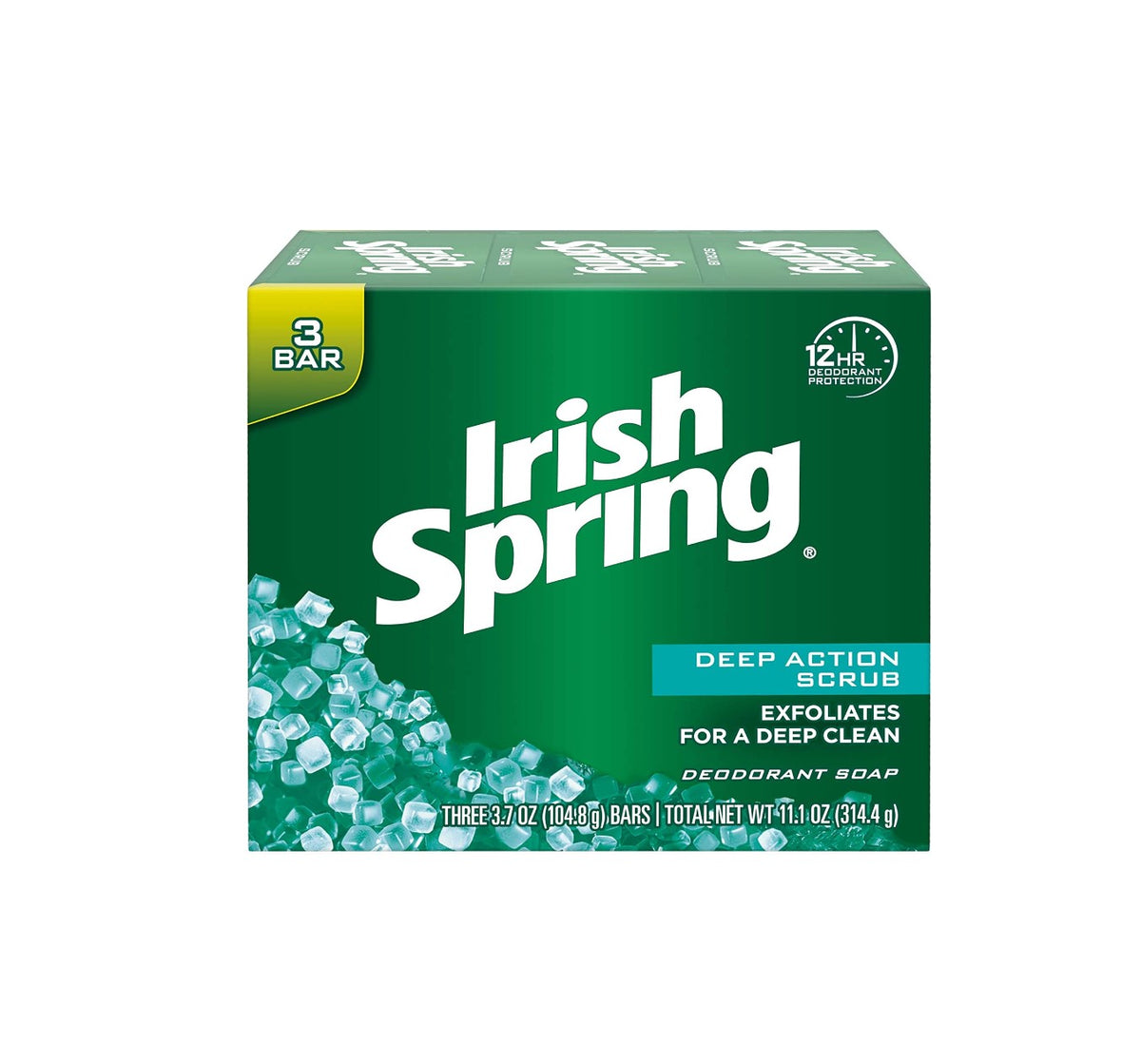 Irish Spr Bath Soap Clean Scrub 3X4oz