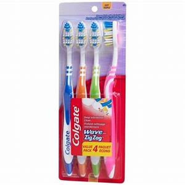 Colgate Zig Zag Toothbrush 4pk