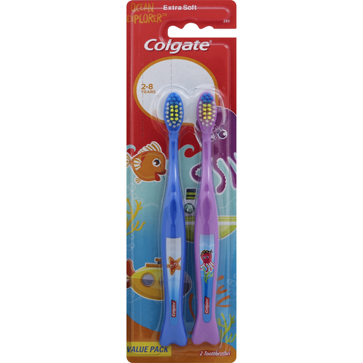 Colgate Tbrush Kids Ocean Ex Soft 2pk