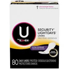 Kotex Pantyliners Extra Coverage 80s