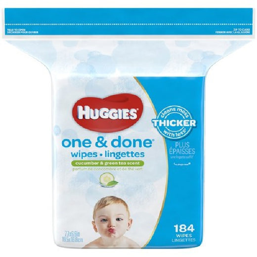 Huggies Wipes Refresh Cucum &Gn Tea 184s