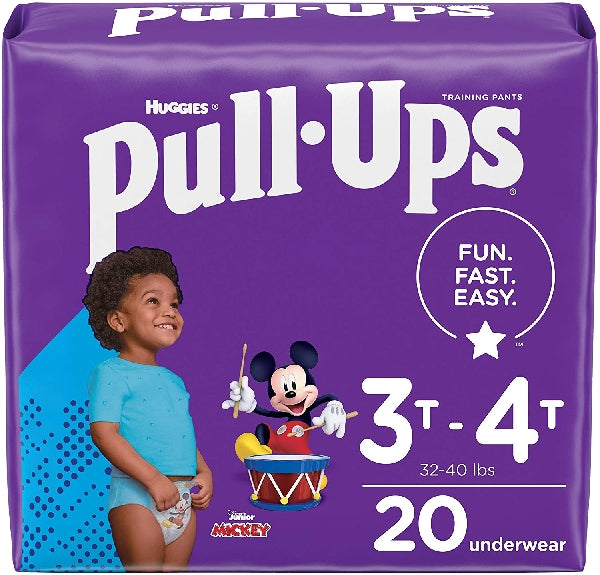 Huggies Pull Ups Boys 3T-4T 32-40lb 20's