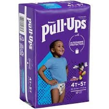 Huggies Pull Ups Boys 4T-5T 38-50lb 17's
