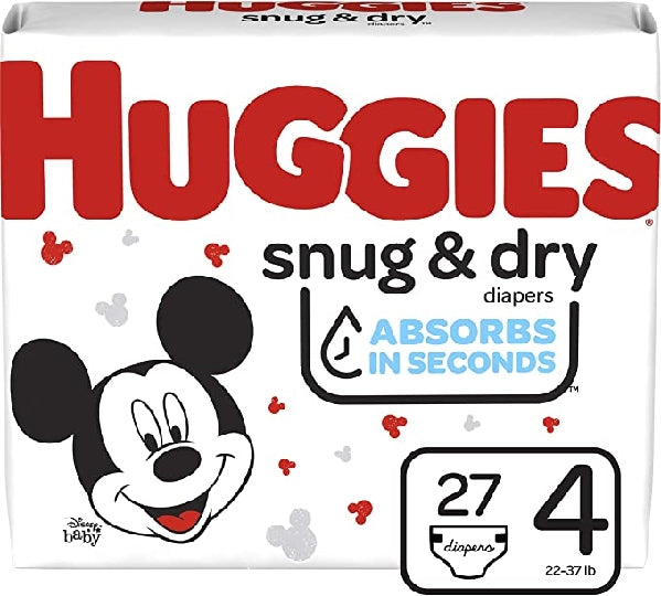 Huggies Diapers Snug & Dry S4 Jumbo 27's