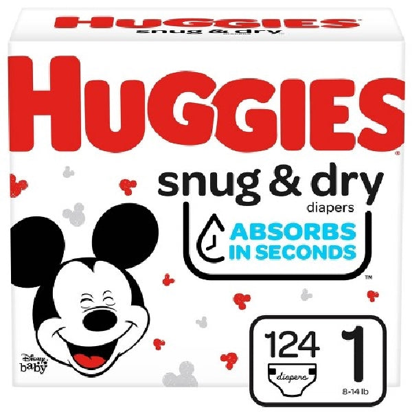 Huggies Diapers Snug&Dry S1 Big Box 124s