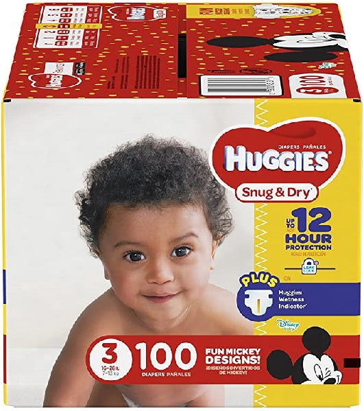 Huggies Diapers S3 Snug & Dry 100's