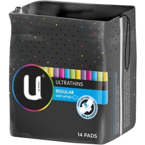 Kotex Pads U Tween w Wings 14's