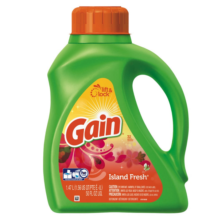 Gain Liquid Detergent 2X Ult Island Fresh 50oz