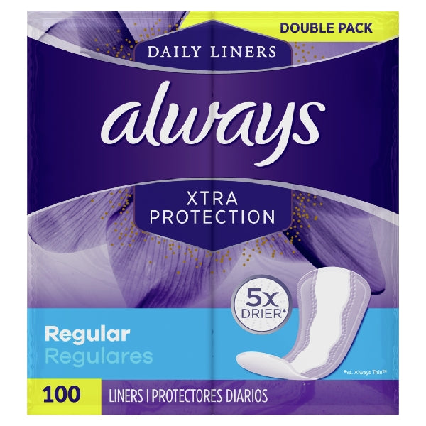 Always Pantyliners Reg Unsc 100's
