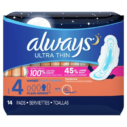 Always Pads Ult Thin S4 Onight Wings 14s