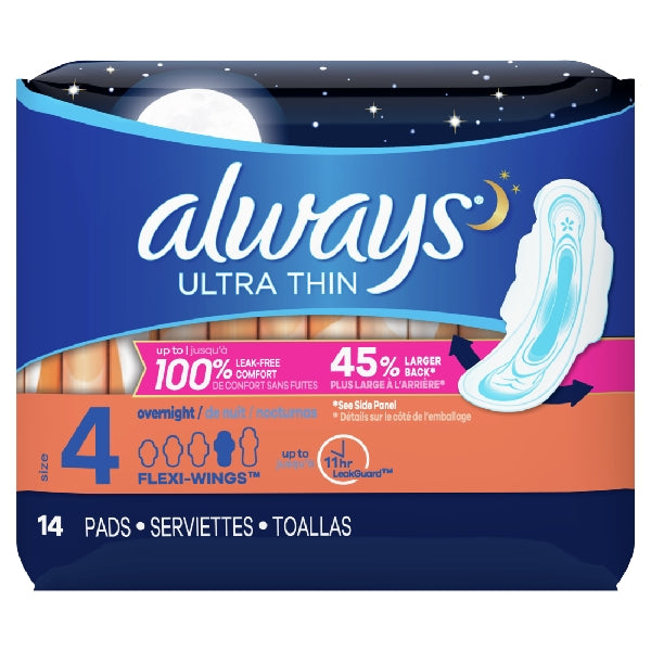 Always Pads Ult Thin S4 Onight Wings 14s