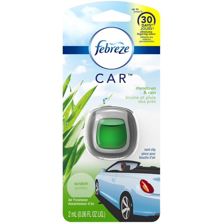 Febreze Vent Clips Car Meadows &Rain 2ml