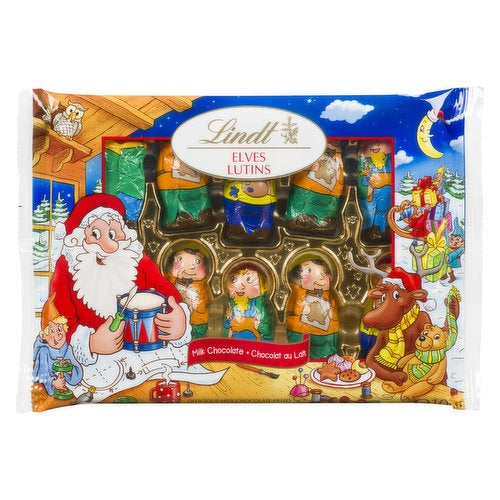 LINDT Elves Lutins Milk Chocolate 100G