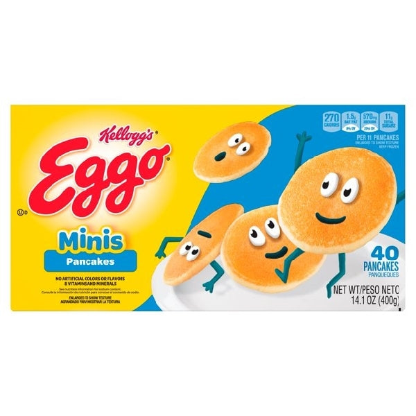 Kelloggs Eggo Pancakes Minis 40's 14.1oz