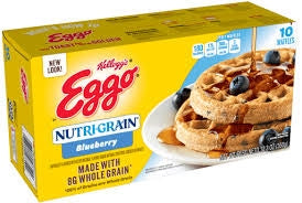 Kelloggs Waffles Eggo Nutri-Grain 12.3oz